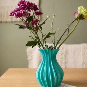 Vase ondulé